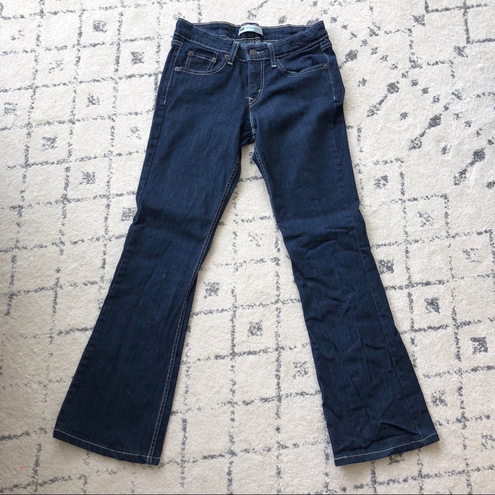 Levi’s 518 super low flare jeans